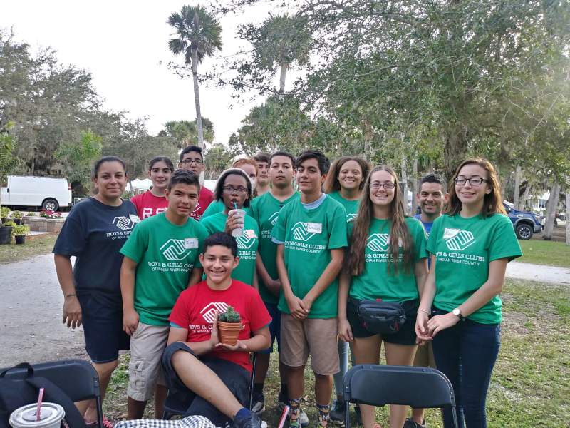 Teens at Gardenfest