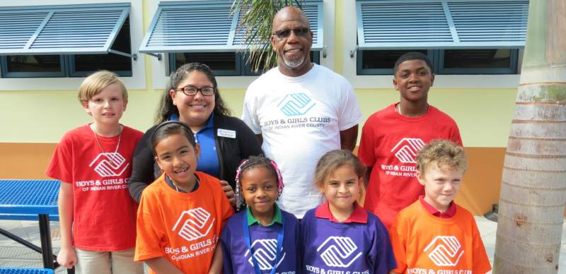 Children in front of BGCIRC workers