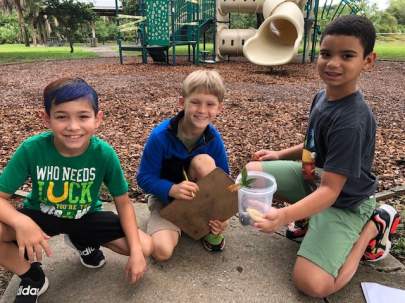 Boys on the playground 