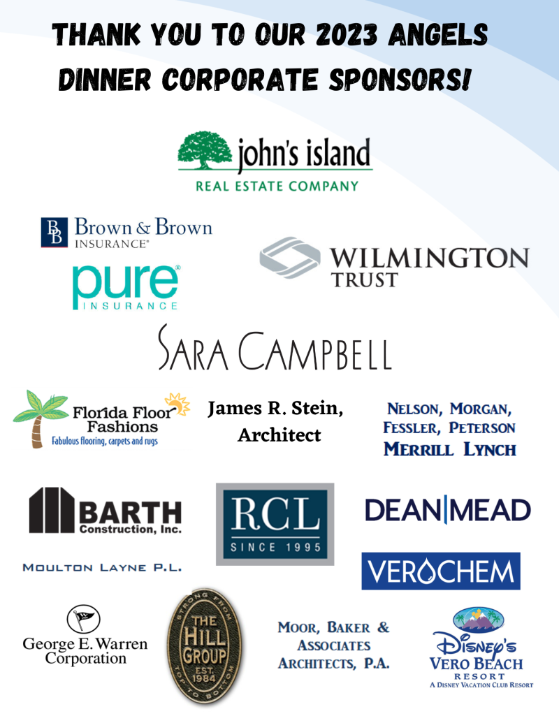Thank you to our 2023 Angels Dinner Sponsors!